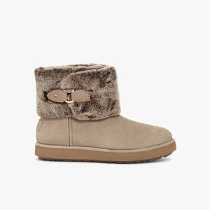 Ugg Classic Berge Mini Suede Women Classic Boots Brown (0152RMNKS)